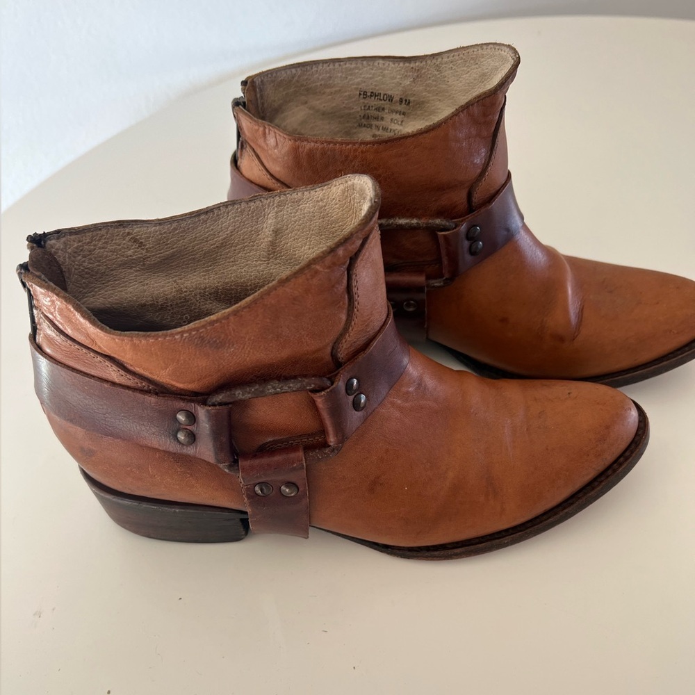 Freebird by Steven Tan Leather Ankle Booties